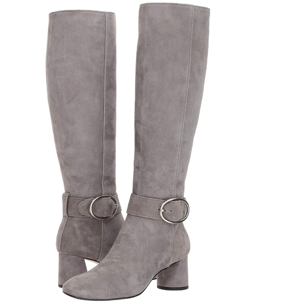 NIB Donald Pliner Suede Caye Boots. Grey, …